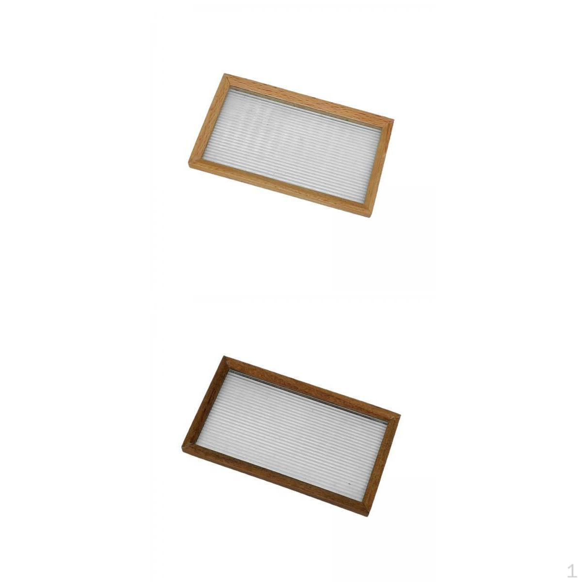 2 Dollhouse Miniature Acrylic Trays, Wooden Board Trays for Gifts
2 Dollhouse Miniature Acrylic Trays, Wooden Board Trays for Gifts