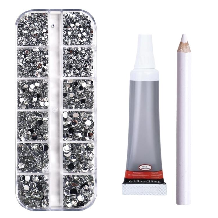 Electroplated Resin Rhinestones In 12 Section Case Ideal For Nails And Jewelry Decoration
Electroplated Resin Rhinestones In 12 Section Case Ideal For Nails And Jewelry Decoration