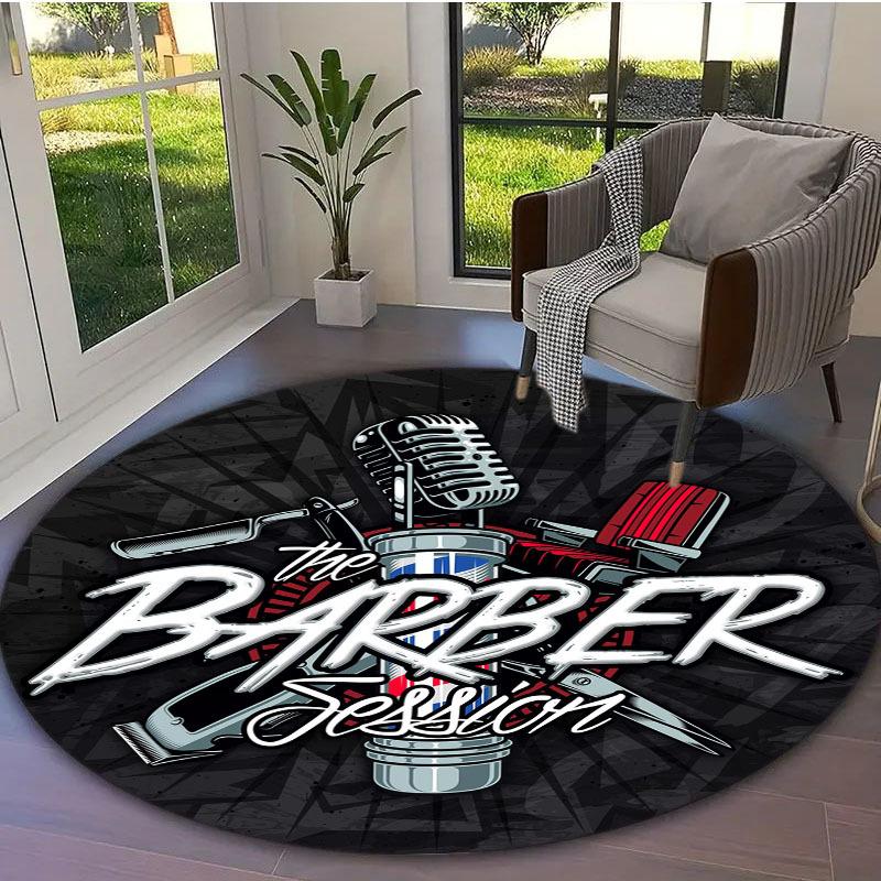 Круглый коврик для парикмахерской - Мягкий полиэстер, неоновый дизайн с ножницами и бритвой, идеально подходит для декора дома, офиса и улицы diameter 90cm
Круглый коврик для парикмахерской - Мягкий полиэстер, неоновый дизайн с ножницами и бритвой, идеально подходит для декора дома, офиса и улицы diameter 90cm