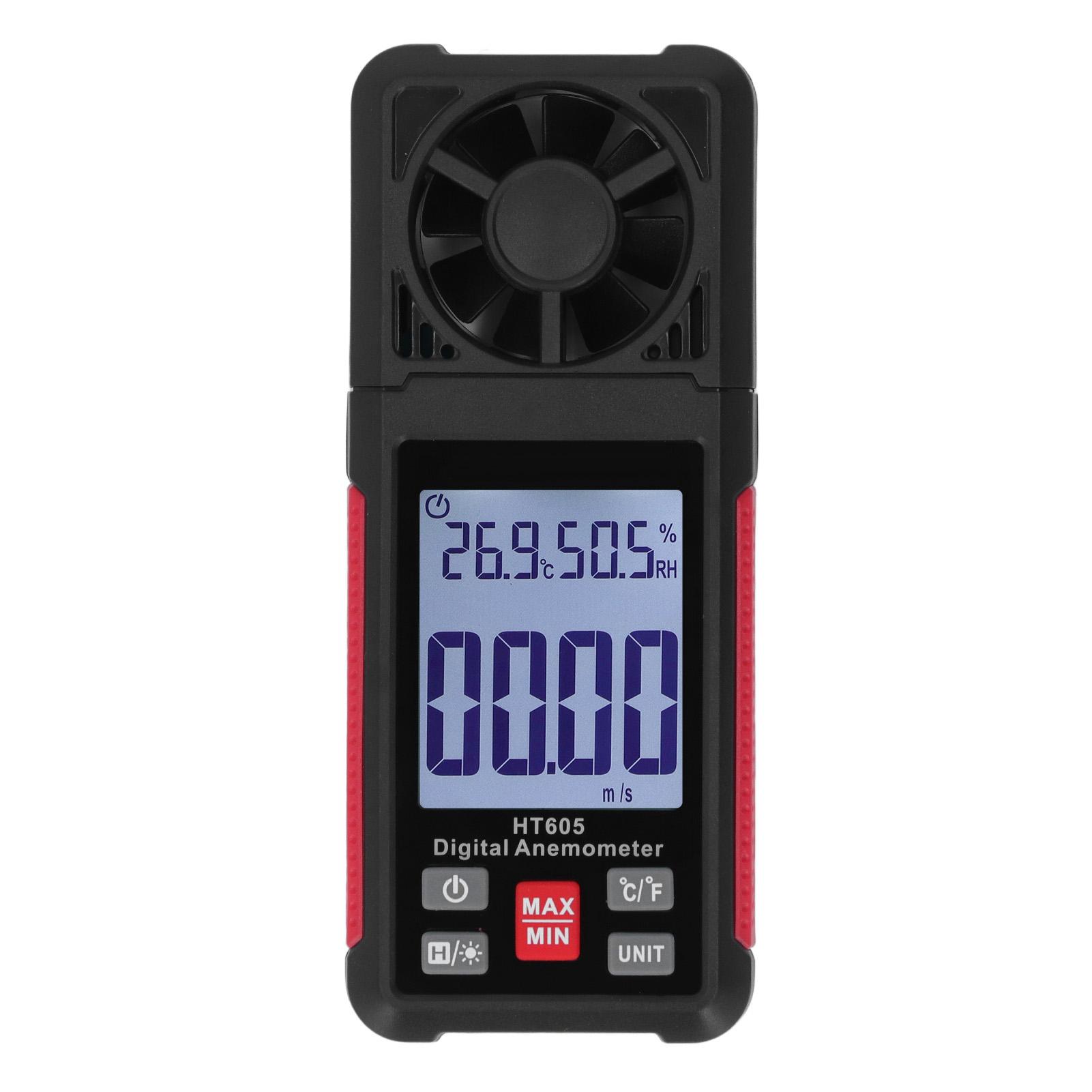 Digital Anemometer 5 Blades Small Resistance Fast Accurate Measurement Air Flow Wind Speed Tester with Backlit
Digital Anemometer 5 Blades Small Resistance Fast Accurate Measurement Air Flow Wind Speed Tester with Backlit