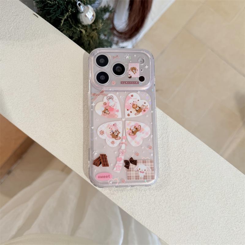 Kawaii Cartoon Bunny Bear Heart Glitter Clear Phone Case For iPhone 15 16 17 Pro Max INS Cute Large Window Shockproof Protective For iPhone 17ProMax
Kawaii Cartoon Bunny Bear Heart Glitter Clear Phone Case For iPhone 15 16 17 Pro Max INS Cute Large Window Shockproof Protective For iPhone 17ProMax
