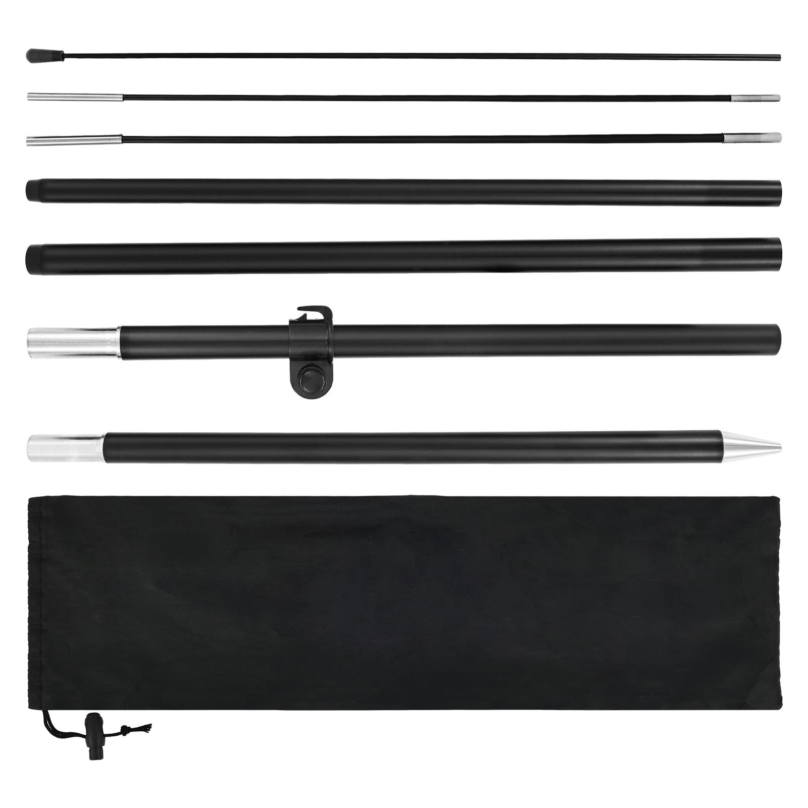 185cm Beach Feather Flag Pole Kit Aluminium Alloy Windproof Banner Flagpole with Ground Spikes for Outdoor Business Advertising чёрный
185cm Beach Feather Flag Pole Kit Aluminium Alloy Windproof Banner Flagpole with Ground Spikes for Outdoor Business Advertising чёрный