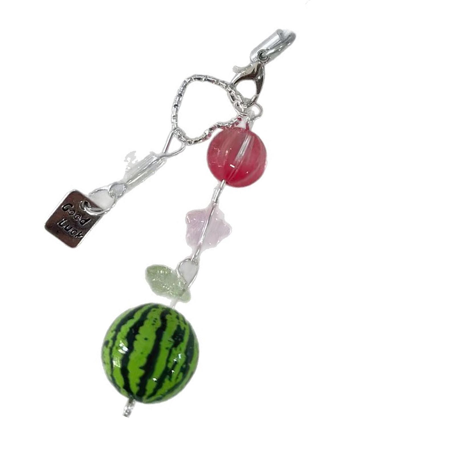 Vibrant Watermelon Peach Beaded Keychain Ornament for Phone Bag Purse Multifunctional Charm Lightweight Design 1
Vibrant Watermelon Peach Beaded Keychain Ornament for Phone Bag Purse Multifunctional Charm Lightweight Design 1