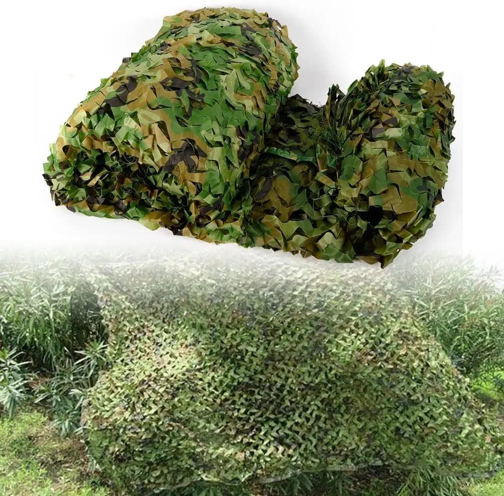 26 x 26FT Camouflage Netting Camo Woodland Net, Military Mesh Covering Decorations Blinds for Sunshade Camping Shooting Hunting зелёный
26 x 26FT Camouflage Netting Camo Woodland Net, Military Mesh Covering Decorations Blinds for Sunshade Camping Shooting Hunting зелёный