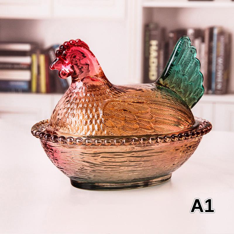 Курица Стеклянная банка для хранения с крышкой Курица Конфетница Контейнер для еды Идеально подходит для конфет, сахара, закусок или декора столешницы
Курица Стеклянная банка для хранения с крышкой Курица Конфетница Контейнер для еды Идеально подходит для конфет, сахара, закусок или декора столешницы