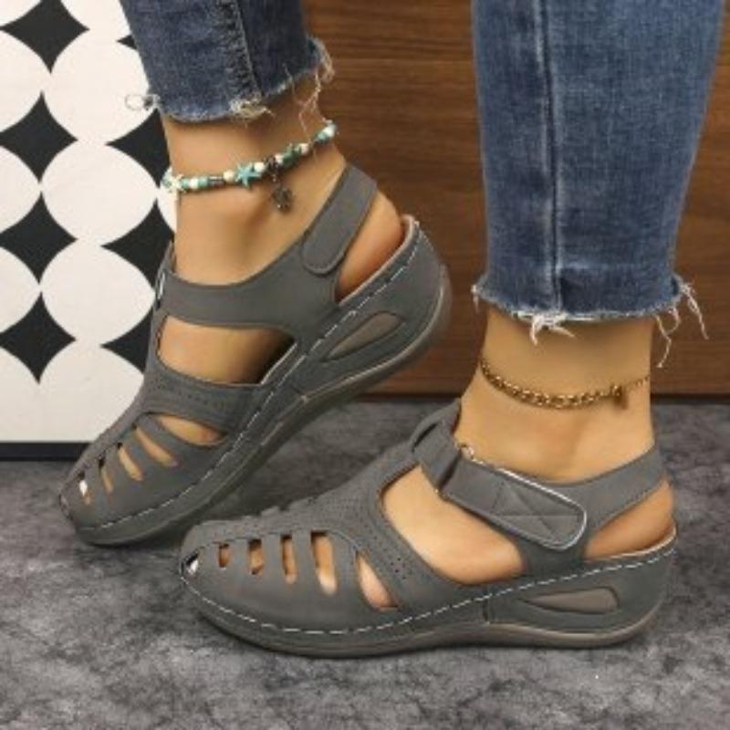 Baotou Women s Shoes - Thick-soled Round-toe Wedge Flip-flops 43 сірий колір
Baotou Women s Shoes - Thick-soled Round-toe Wedge Flip-flops 43 сірий колір