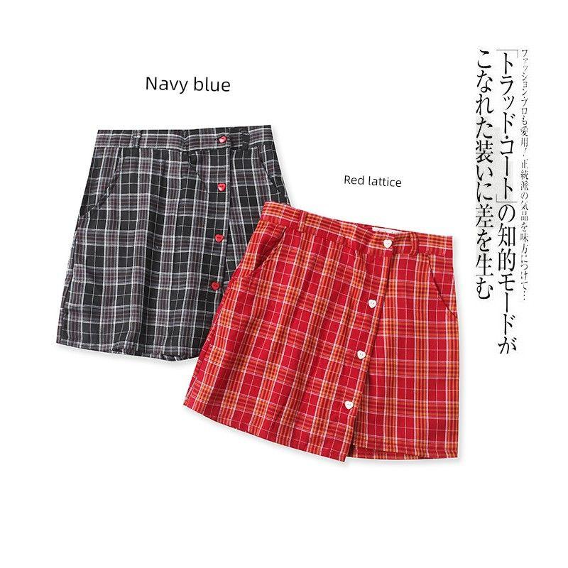 Short Culottes Summer New Women s Clothes Fashion Youth Nature Waist Zipper Button Color-Contrast Check Culottes 25150 Navy blue B- 5-19-1 S
Short Culottes Summer New Women s Clothes Fashion Youth Nature Waist Zipper Button Color-Contrast Check Culottes 25150 Navy blue B- 5-19-1 S