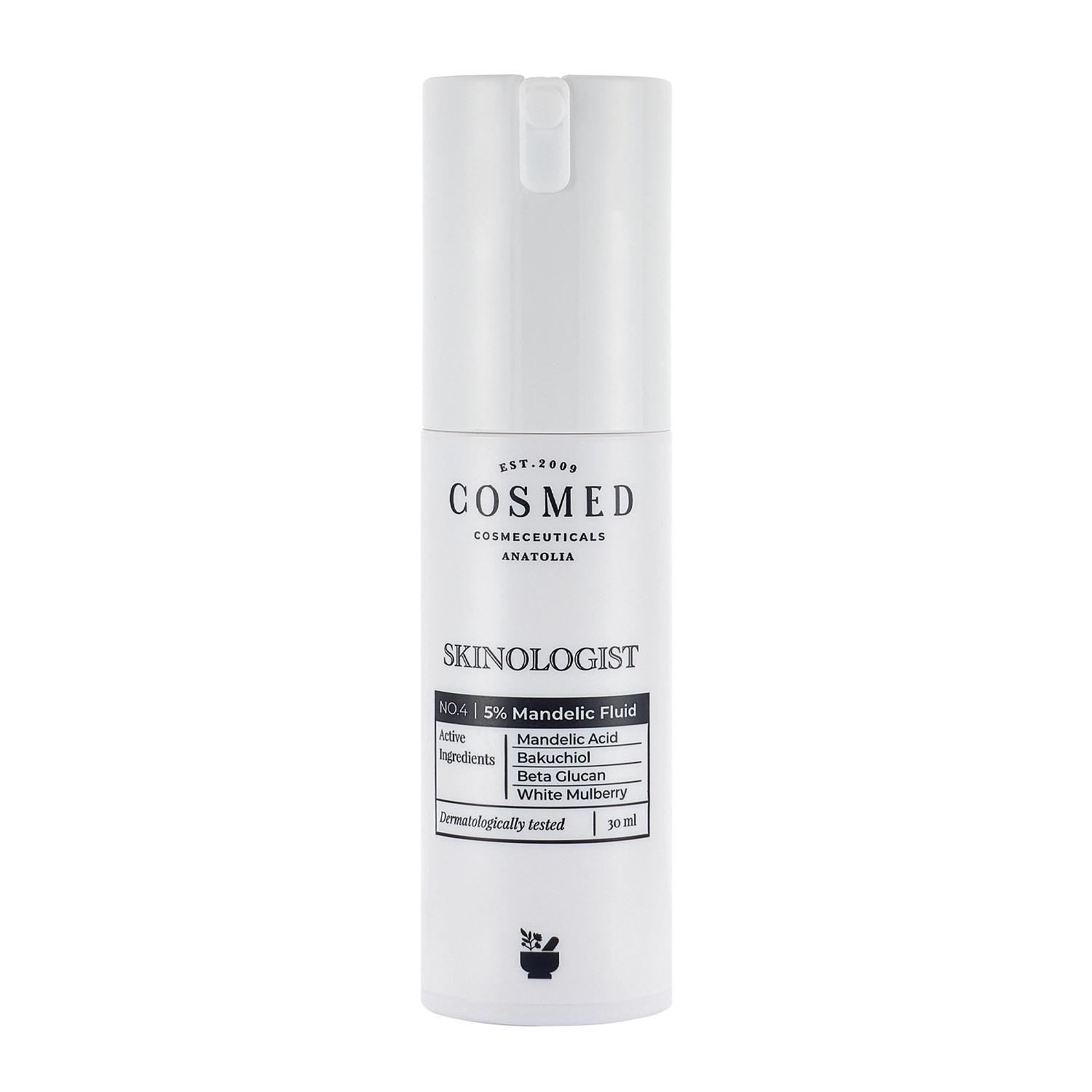 Cosmed Skinologist Mandelic Fluid 30 ml - Сироватка з мигдальною кислотою 5% і бакухіолом
Cosmed Skinologist Mandelic Fluid 30 ml - Сироватка з мигдальною кислотою 5% і бакухіолом