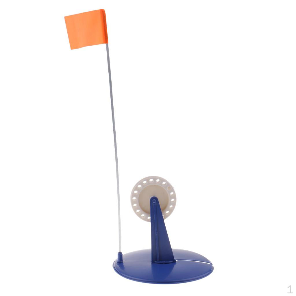 Покрытие проруби и оранжевый флаг 
Покрытие проруби и оранжевый флаг