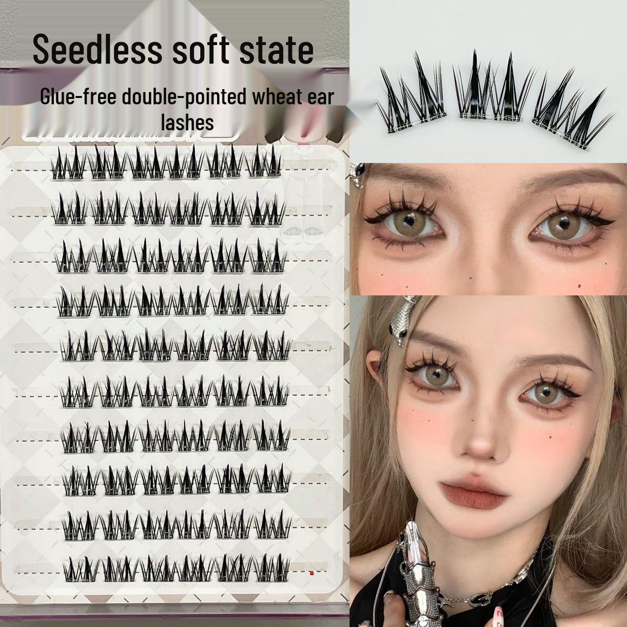 Honey Box Stemless Glue-Free Natural Reusable Eyelashes - Wheat Ear Design for a Sweet, Lively Look
Honey Box Stemless Glue-Free Natural Reusable Eyelashes - Wheat Ear Design for a Sweet, Lively Look