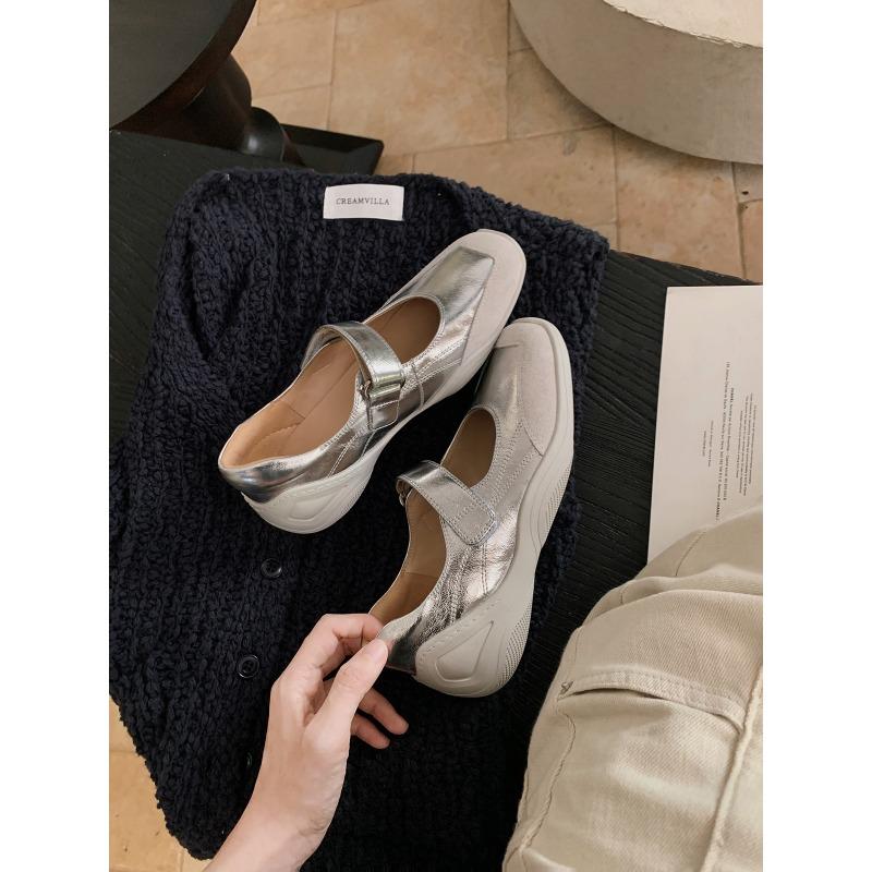 ~ Дом дяди увеличивает высоту женских осенних новых универсальных повседневных модных туфель Мэри Джейн 35 серебряный
~ Дом дяди увеличивает высоту женских осенних новых универсальных повседневных модных туфель Мэри Джейн 35 серебряный