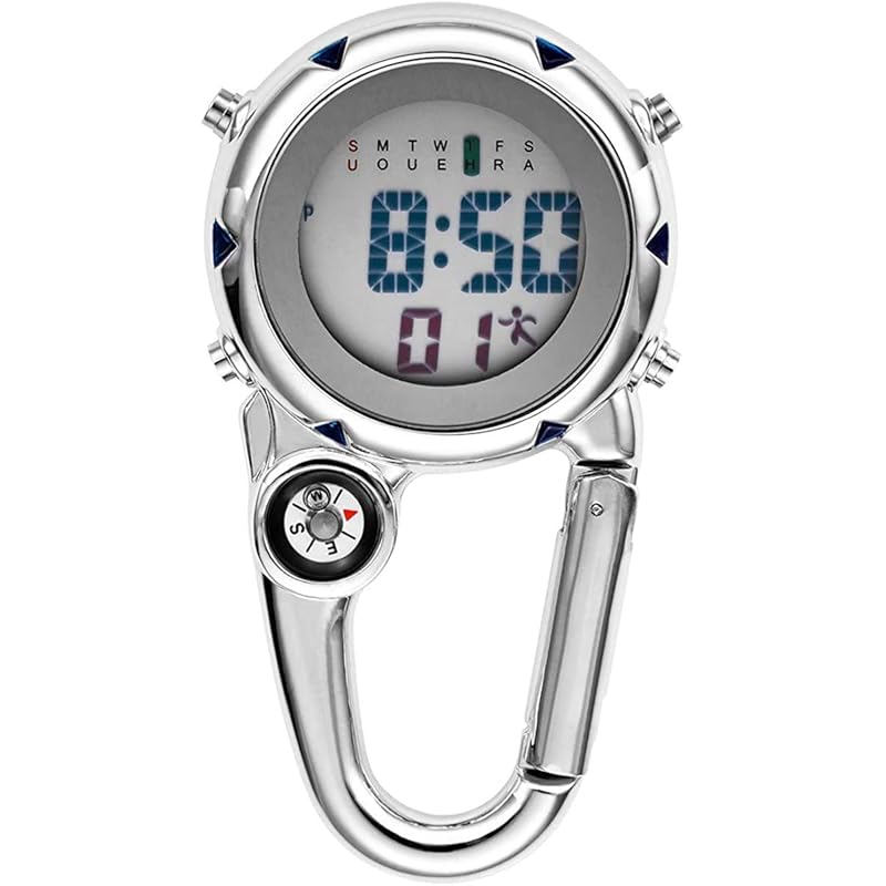 JEWELRYWE pocket watch nurse watch digital display carabiner watch watch keychain Unisex simple bag pocket (black)
JEWELRYWE pocket watch nurse watch digital display carabiner watch watch keychain Unisex simple bag pocket (black)