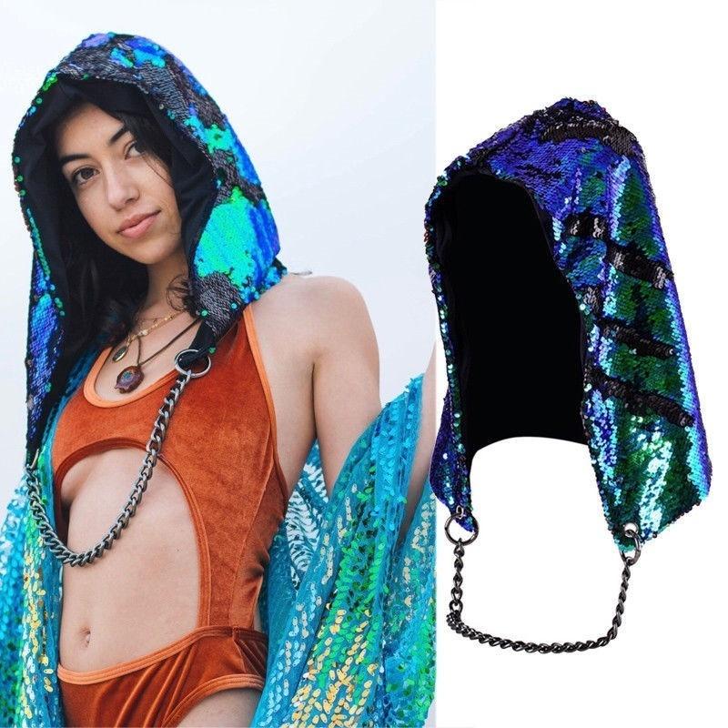 Fashion Hat Sequin Caps Halloween Party Rave Hood Hats for Adults Sequin Halloween Party Hat sliver
Fashion Hat Sequin Caps Halloween Party Rave Hood Hats for Adults Sequin Halloween Party Hat sliver
