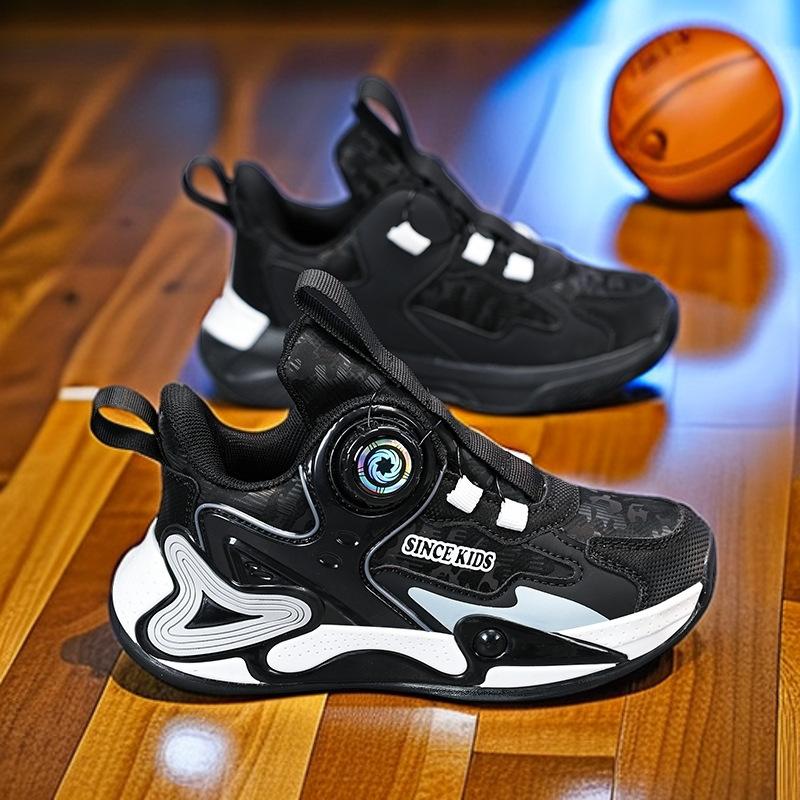 Autumn boys sports shoes lightweight non-slip wear-resistant leather surface soft sole rotating buckle boys basketball shoes tide 40
Autumn boys sports shoes lightweight non-slip wear-resistant leather surface soft sole rotating buckle boys basketball shoes tide 40