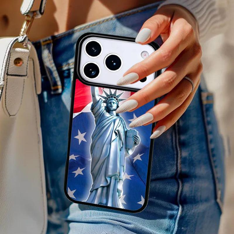 Status of Liberty Phone Case For iPhone 17 Air 14 15 13 12 Max Cover For Apple 16e 11 Pro Max Plus Coque iPhone 16e
Status of Liberty Phone Case For iPhone 17 Air 14 15 13 12 Max Cover For Apple 16e 11 Pro Max Plus Coque iPhone 16e