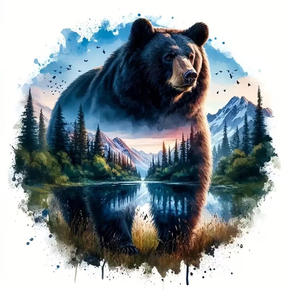 QT2386#15cm Majestic Black Bear with Scenic Landscape Waterproof Car Decorative Decal, Suitable for Cars, Laptops, Glass Window Sticker 15cm-longest side
QT2386#15cm Majestic Black Bear with Scenic Landscape Waterproof Car Decorative Decal, Suitable for Cars, Laptops, Glass Window Sticker 15cm-longest side