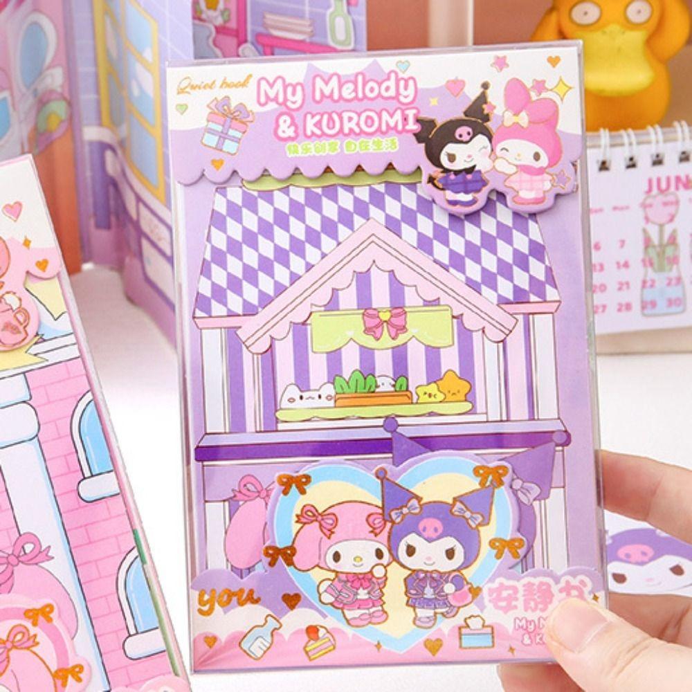 Handmade DIY Kuromi Busy Book Anime Activity Books KT Quiet Book Toys Dodo Book Toddlers
Handmade DIY Kuromi Busy Book Anime Activity Books KT Quiet Book Toys Dodo Book Toddlers