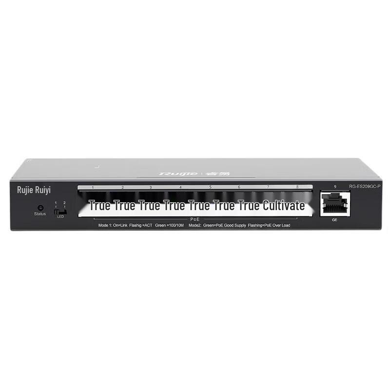 Ruijie RG-ES209GC-P 8-Port Gigabit PoE Smart Managed Switch
Ruijie RG-ES209GC-P 8-Port Gigabit PoE Smart Managed Switch