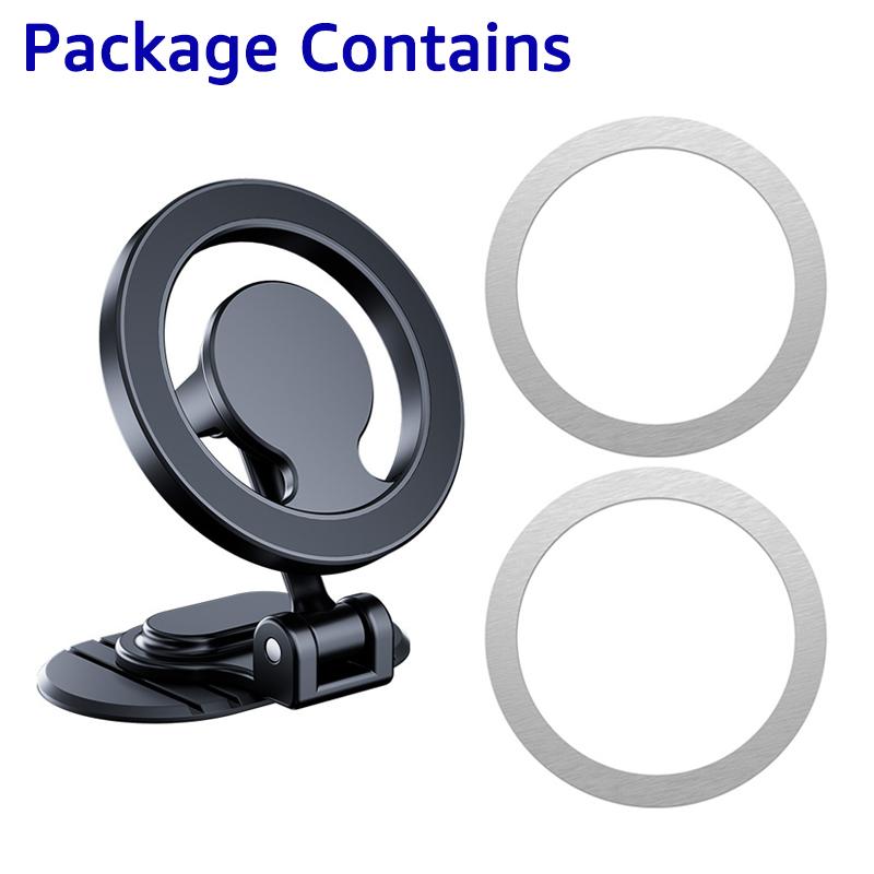 Universal Metal Magnetic Car Phone Holder Strong Magnet Foldable Dashboard Car Phone Mount for MagSafe 15 14 13 Series чёрный
Universal Metal Magnetic Car Phone Holder Strong Magnet Foldable Dashboard Car Phone Mount for MagSafe 15 14 13 Series чёрный