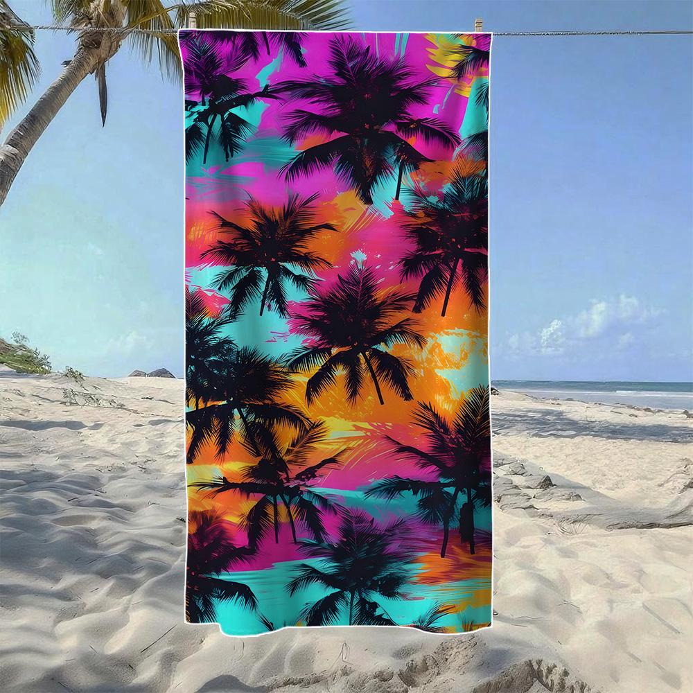 Palm Tree Silhouette Beach Towel, Soft Quick-Drying, Perfect For Portable Outdoor Travel, Swimming, Camping And Summer Beach W40*H60(CM)
Palm Tree Silhouette Beach Towel, Soft Quick-Drying, Perfect For Portable Outdoor Travel, Swimming, Camping And Summer Beach W40*H60(CM)