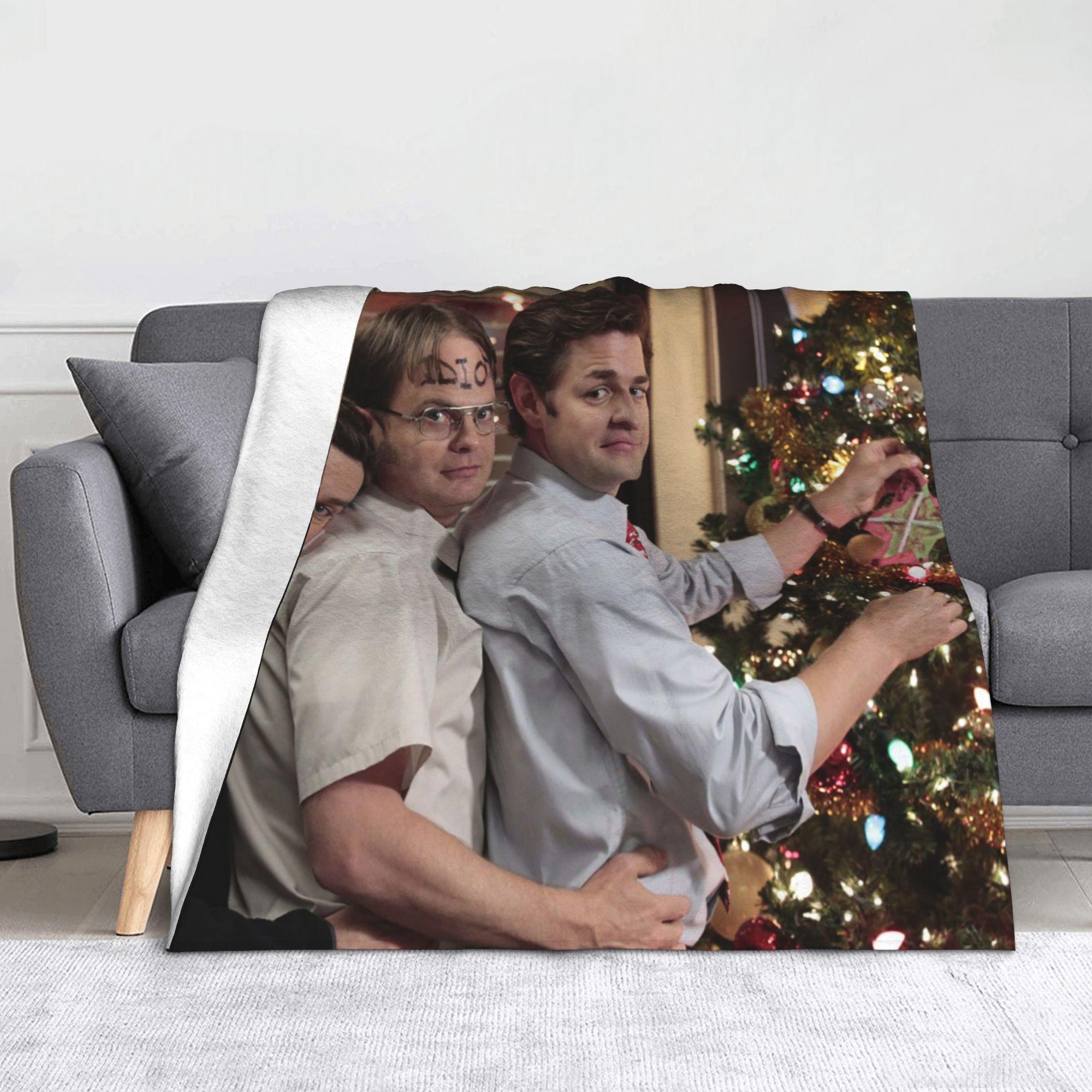 Michael Scott Dwight Schrute Flannel Blanket The Office Collage Funny Throw Blanket for Home 125*100cm Plush Thin Quilt 75x90cm
Michael Scott Dwight Schrute Flannel Blanket The Office Collage Funny Throw Blanket for Home 125*100cm Plush Thin Quilt 75x90cm
