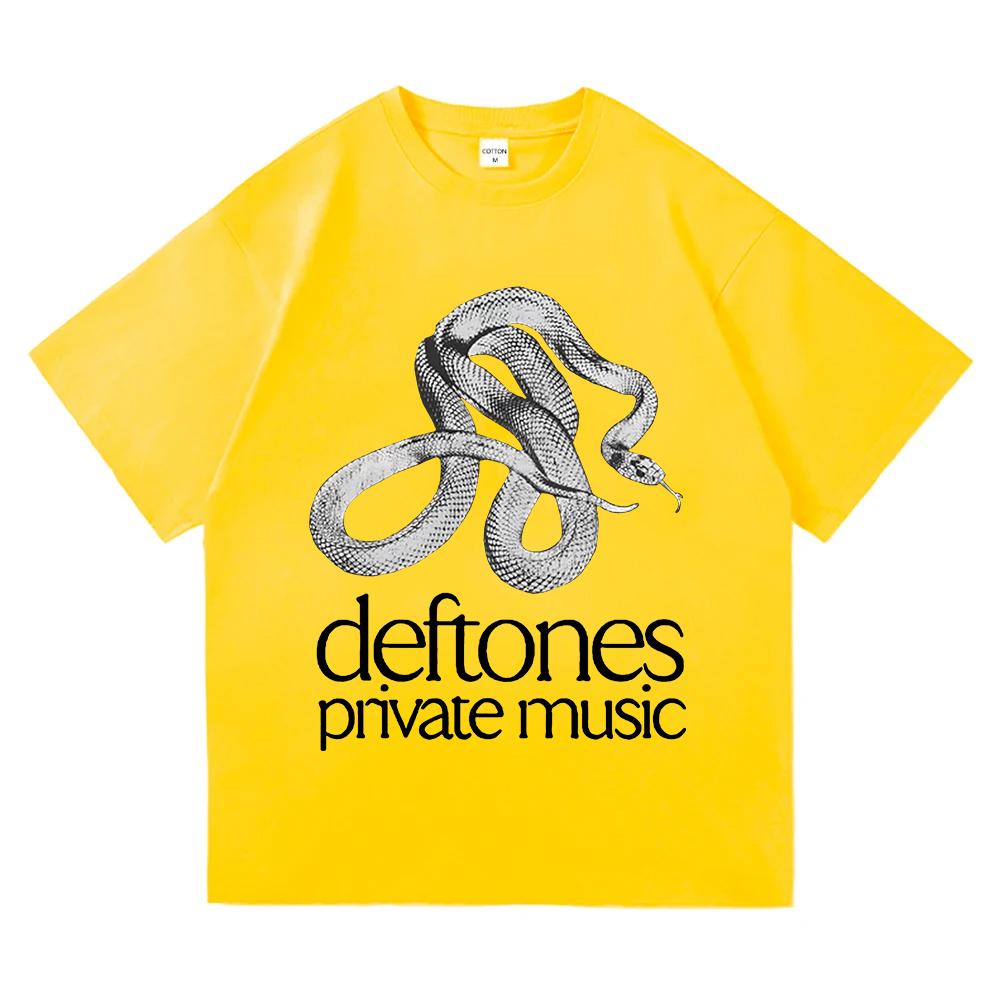 Private Music Tracklist Tees Deftones Rock Band Printing T-shirt Cotton Loose Short Sleeve T Shirt Women Unisex Unisex Streetwear 2XL
Private Music Tracklist Tees Deftones Rock Band Printing T-shirt Cotton Loose Short Sleeve T Shirt Women Unisex Unisex Streetwear 2XL