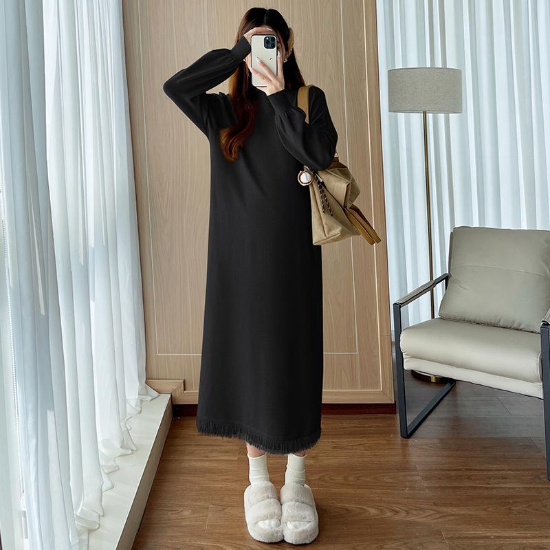 Autumn/Winter Tassel Knit Maternity Sweater Dress with Half-High Collar, Versatile for Postpartum Nursing Medium
Autumn/Winter Tassel Knit Maternity Sweater Dress with Half-High Collar, Versatile for Postpartum Nursing Medium