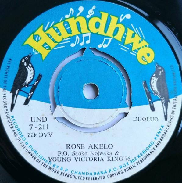 7inch Record PETER SAOKE & YOUNG VICTORIA KING 7 - William Athiambo / Rose Akelo UND7211 Hundhwe Kenya World Music Used
7inch Record PETER SAOKE & YOUNG VICTORIA KING 7 - William Athiambo / Rose Akelo UND7211 Hundhwe Kenya World Music Used