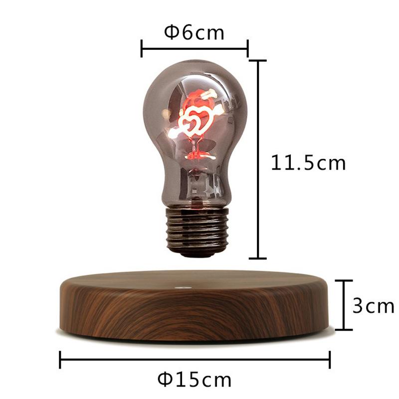 Magnetic Levitation Lamp 360° Rotation Creativity Floating Glass LED Bulb Home Office Desk Decoration Gift Table Bedroom Lights
Magnetic Levitation Lamp 360° Rotation Creativity Floating Glass LED Bulb Home Office Desk Decoration Gift Table Bedroom Lights