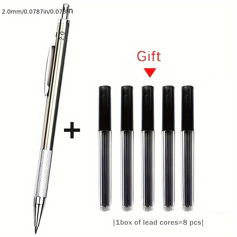 All metal mechanical pencil set 6pcs 20mm срібний
All metal mechanical pencil set 6pcs 20mm срібний