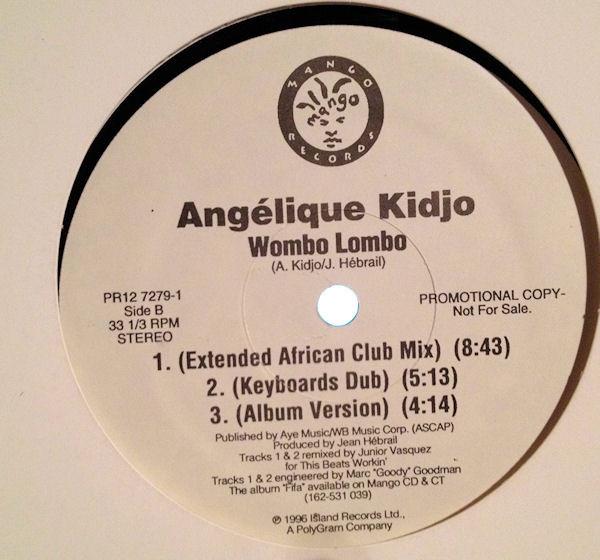 12inch Record ANGLIQUE KIDJO - Wombo Lombo PR1272791 Mango 1996 US Dance & Electronica Used
12inch Record ANGLIQUE KIDJO - Wombo Lombo PR1272791 Mango 1996 US Dance & Electronica Used
