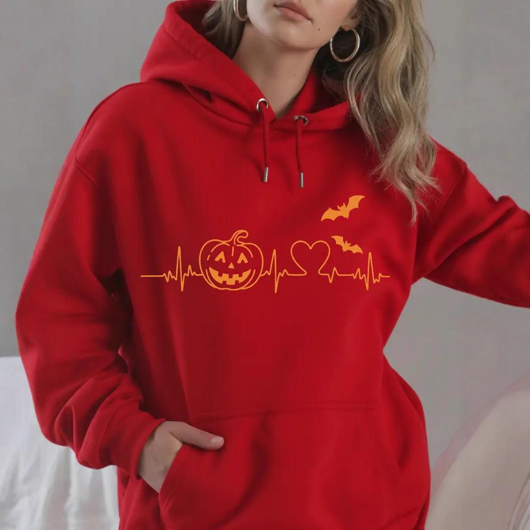 Женские весенне-осенние повседневные худи с капюшоном и длинными рукавами, с большим карманом, с принтом тыквы на Хэллоуин и сердечка с надписью Love 5XL
Женские весенне-осенние повседневные худи с капюшоном и длинными рукавами, с большим карманом, с принтом тыквы на Хэллоуин и сердечка с надписью Love 5XL