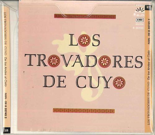 CD DE LOS ANDES AL CIELO - Los Trovadores De CUYO 8357452 EMI Non Japan World Music Used
CD DE LOS ANDES AL CIELO - Los Trovadores De CUYO 8357452 EMI Non Japan World Music Used