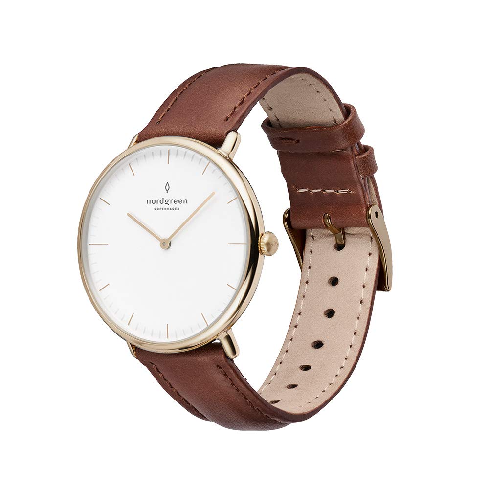 Nordgreen Native Scandinavian Design Gold Analog 36 мм Часы Темно-коричневый Кожаный Ремешок
Nordgreen Native Scandinavian Design Gold Analog 36 мм Часы Темно-коричневый Кожаный Ремешок