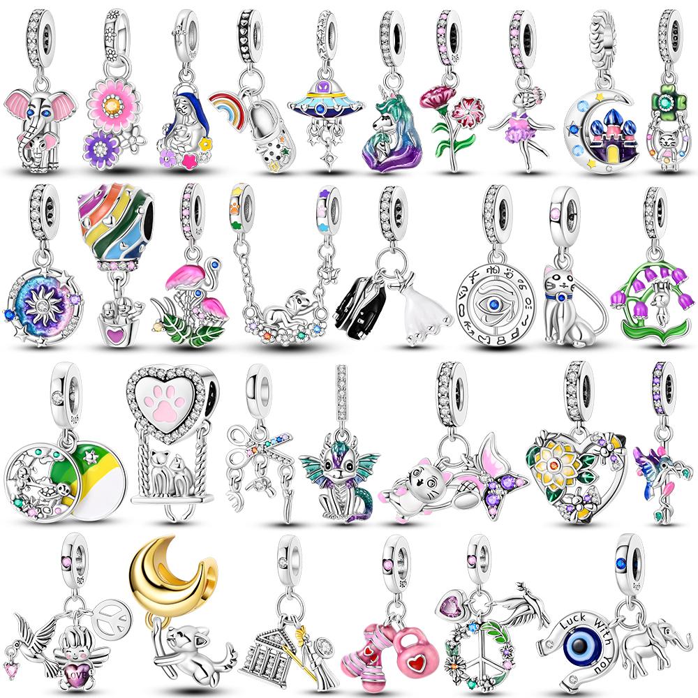 Fit Original Charm 925 Silver Cute Fire Dragon Charms Beads Motherhood Unicorn Pendent Dangle Bracelet DIY Jewelry Gift
Fit Original Charm 925 Silver Cute Fire Dragon Charms Beads Motherhood Unicorn Pendent Dangle Bracelet DIY Jewelry Gift