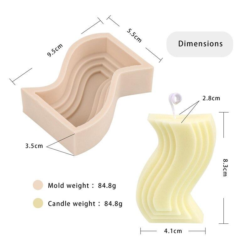 Геометрическая волнистая форма для свечей, полосатая столбчатая ароматерапевтическая свеча, силиконовая форма, домашний декор, линия, абстрактные формы для рукоделия A белый
Геометрическая волнистая форма для свечей, полосатая столбчатая ароматерапевтическая свеча, силиконовая форма, домашний декор, линия, абстрактные формы для рукоделия A белый