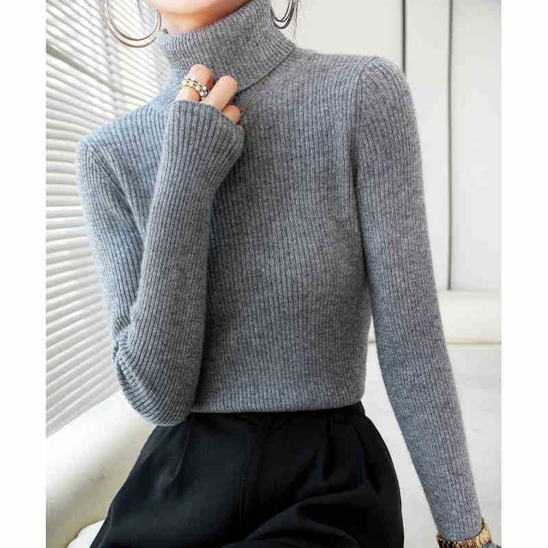 Водолазка женская зимняя внутренняя одежда осень и зима новая облегающая и тонкая однотонная вязаная базовая рубашка One size серый
Водолазка женская зимняя внутренняя одежда осень и зима новая облегающая и тонкая однотонная вязаная базовая рубашка One size серый