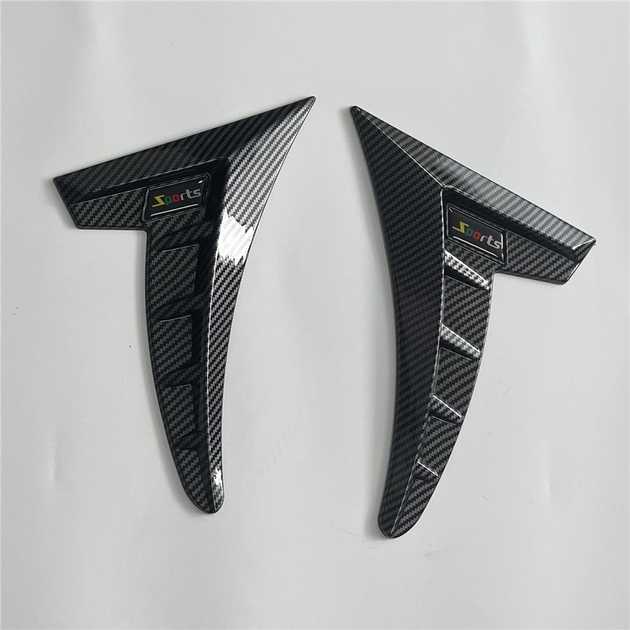 Universal 3D Glossy Carbon Fiber Look Car Side Wing Air Flow Fender Grill Intake Vent Trim Sticker Sports Style
Universal 3D Glossy Carbon Fiber Look Car Side Wing Air Flow Fender Grill Intake Vent Trim Sticker Sports Style