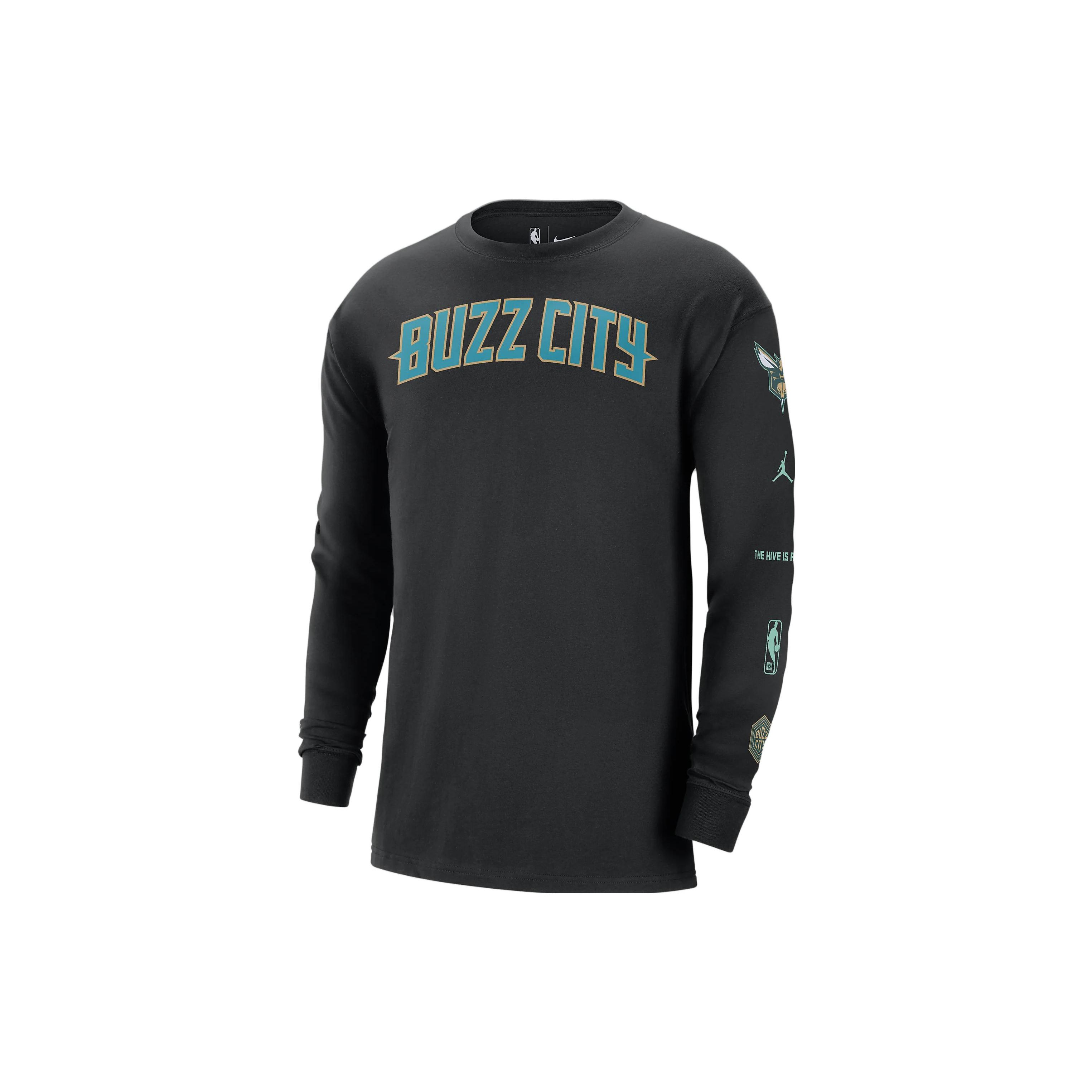 Nike X NBA Collaboration Charlotte Hornets 2023-24 City Edition Lettered Crew Neck Casual Long Sleeve T Shirt Men Tops Black FN1097-010 L
Nike X NBA Collaboration Charlotte Hornets 2023-24 City Edition Lettered Crew Neck Casual Long Sleeve T Shirt Men Tops Black FN1097-010 L