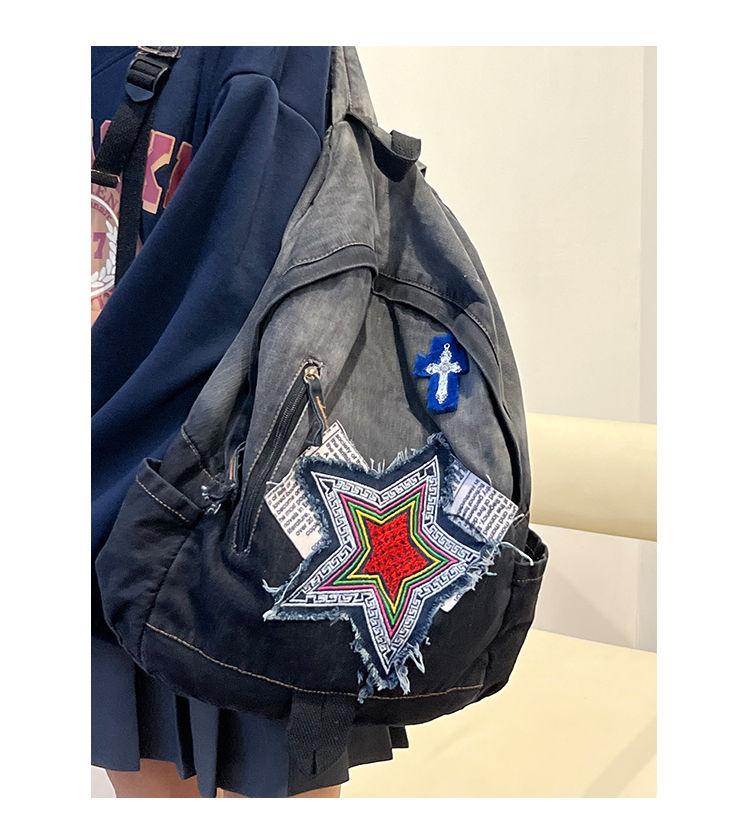 JIAERDI Vintage Grunge Denim Backpacks Women Patchwork Large Capacity Y2k Mochila School Bag Ladies Harajuku Backpack Aesthetic
JIAERDI Vintage Grunge Denim Backpacks Women Patchwork Large Capacity Y2k Mochila School Bag Ladies Harajuku Backpack Aesthetic