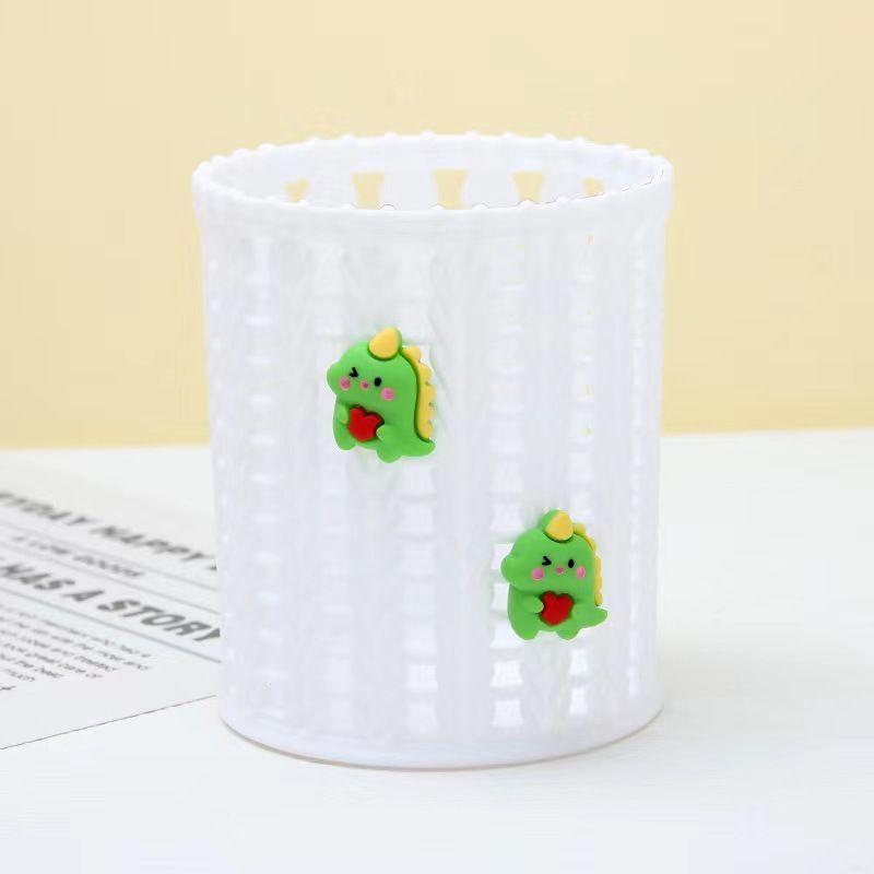 Милый держатель для ручек, настольный, креативный, студенческий, держатель для ручек, ящик для хранения, многофункциональное ведро для канцелярских принадлежностей 1 pack