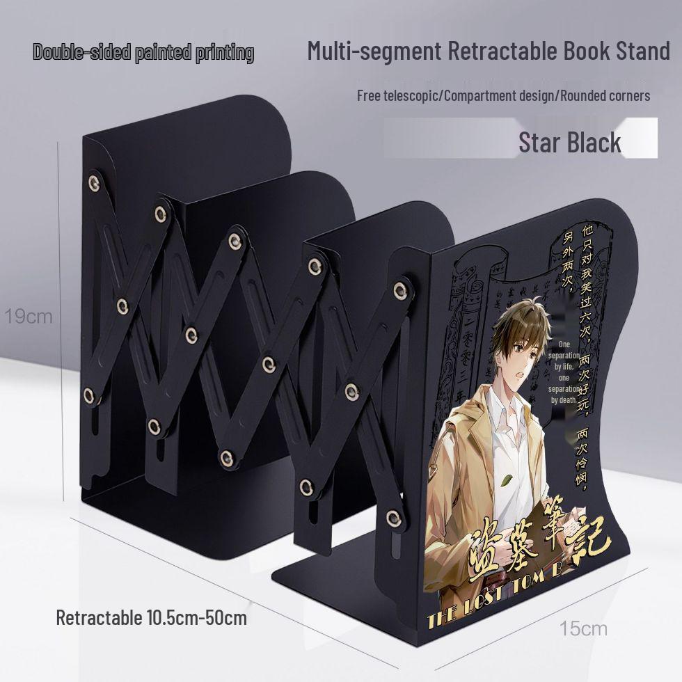 Grave Robbers Chronicles Desktop Organizer: Zhang Qiling Adjustable Folding Book Stand and Thickened Book Clip for Students. Thickened Metal Retractable Bookshelf
Grave Robbers Chronicles Desktop Organizer: Zhang Qiling Adjustable Folding Book Stand and Thickened Book Clip for Students. Thickened Metal Retractable Bookshelf