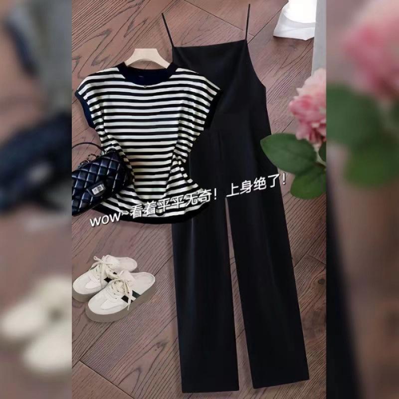 Trendy 2025 Striped Camisole & Wide-Leg Pants Two-Piece Set 4XL
Trendy 2025 Striped Camisole & Wide-Leg Pants Two-Piece Set 4XL