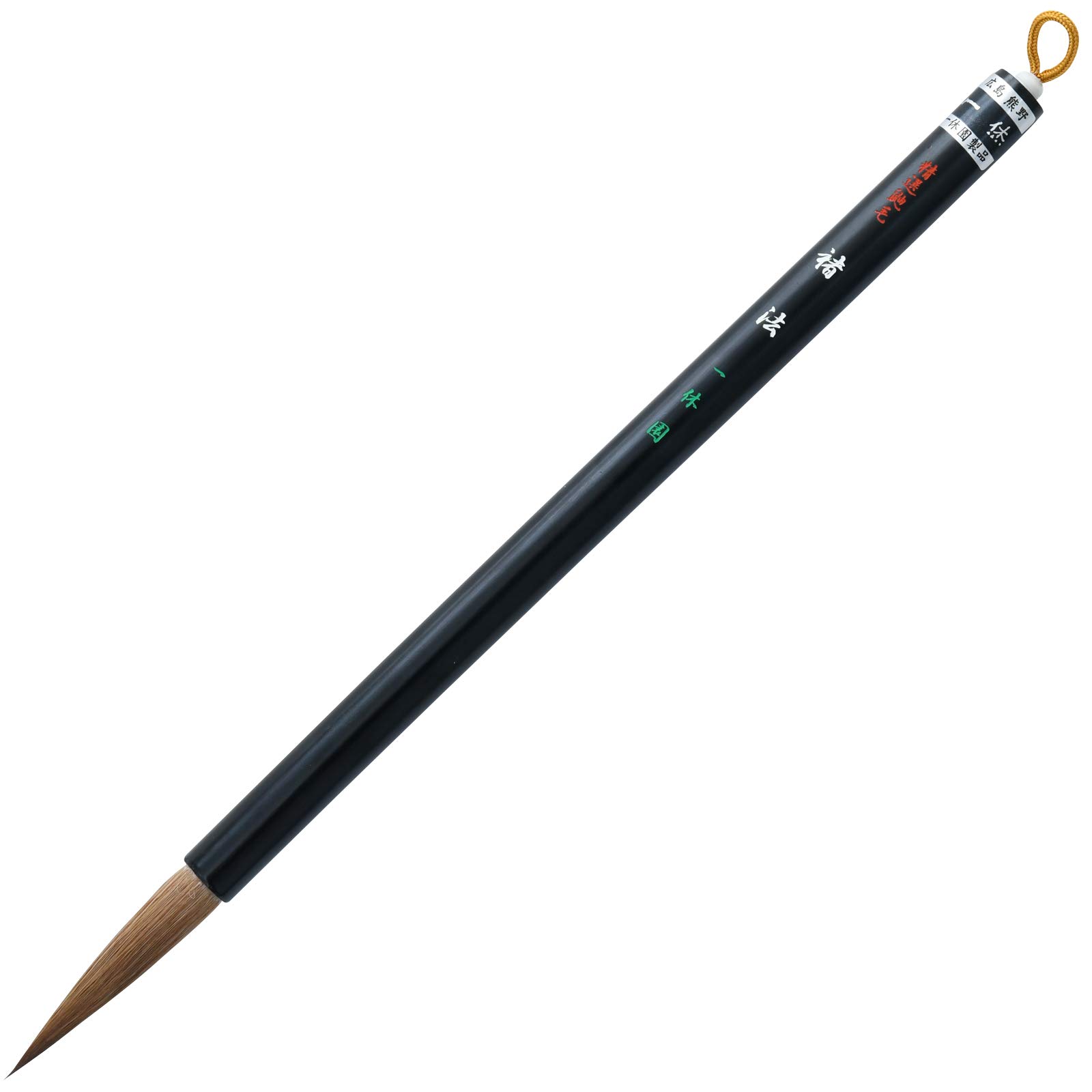 Кисть для каллиграфии Ikkyuen Kumano Brush из чистого волоса ласки для японского метода Tsumugu xx Бумага, 1,0 х 2,5 х 30,0 см
Кисть для каллиграфии Ikkyuen Kumano Brush из чистого волоса ласки для японского метода Tsumugu xx Бумага, 1,0 х 2,5 х 30,0 см