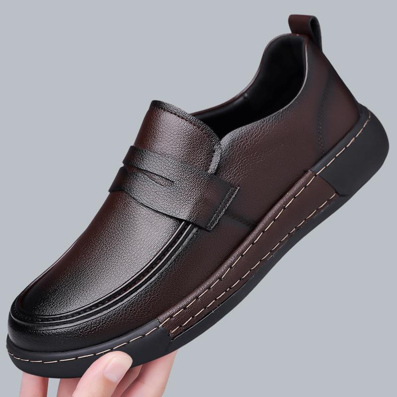 Spring Autumn Solid Color Loafers Men Fashion Casual Soft Sole Leather Shoes Male Wear-resisting New Designer Dress Shoes Man 38 коричневый
Spring Autumn Solid Color Loafers Men Fashion Casual Soft Sole Leather Shoes Male Wear-resisting New Designer Dress Shoes Man 38 коричневый