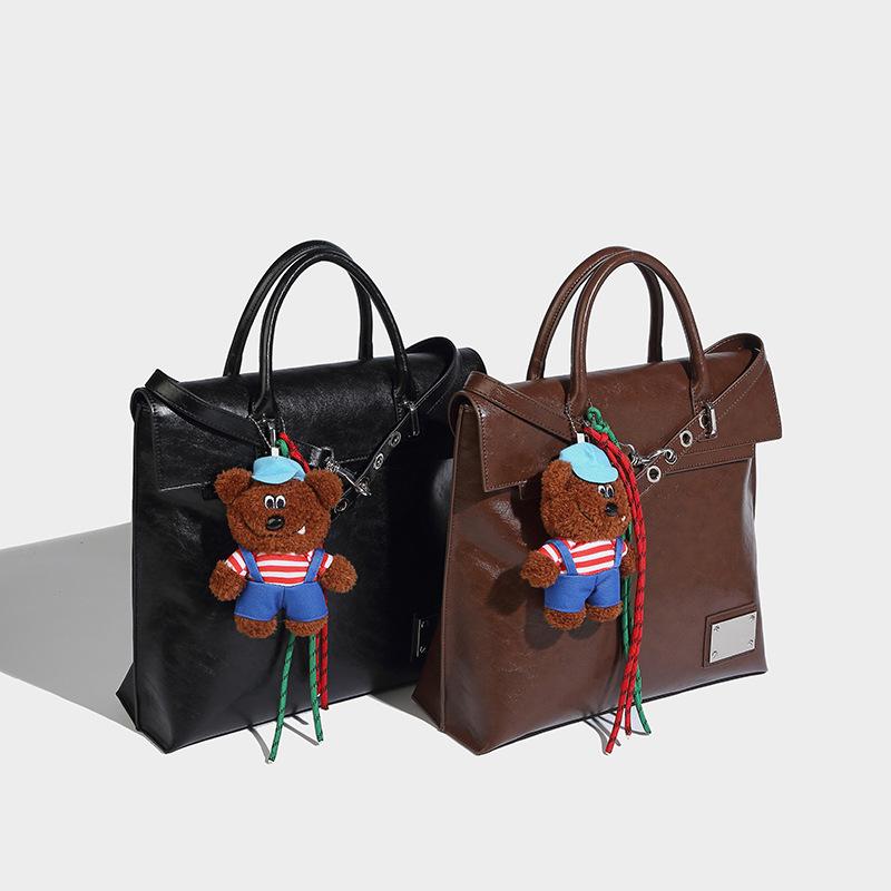 High-value autumn new large-capacity shoulder class commute fashionable versatile portable tote bag чёрный
High-value autumn new large-capacity shoulder class commute fashionable versatile portable tote bag чёрный