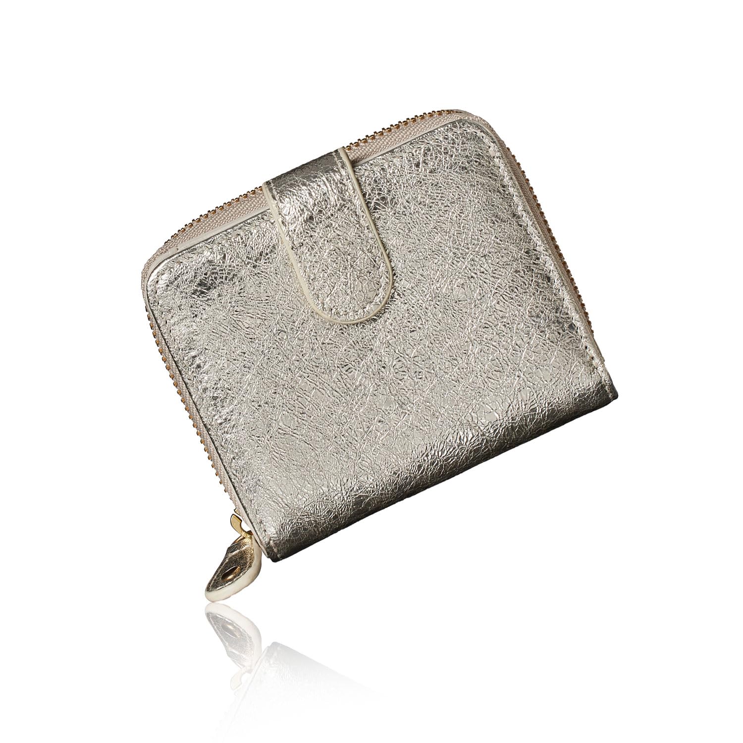 Made in Italy by NEW LIFE Cowhide Chic Bifold Wallet looks like a mini wallet but has the storage capacity of a long Elegant metallic color used by a
Made in Italy by NEW LIFE Cowhide Chic Bifold Wallet looks like a mini wallet but has the storage capacity of a long Elegant metallic color used by a