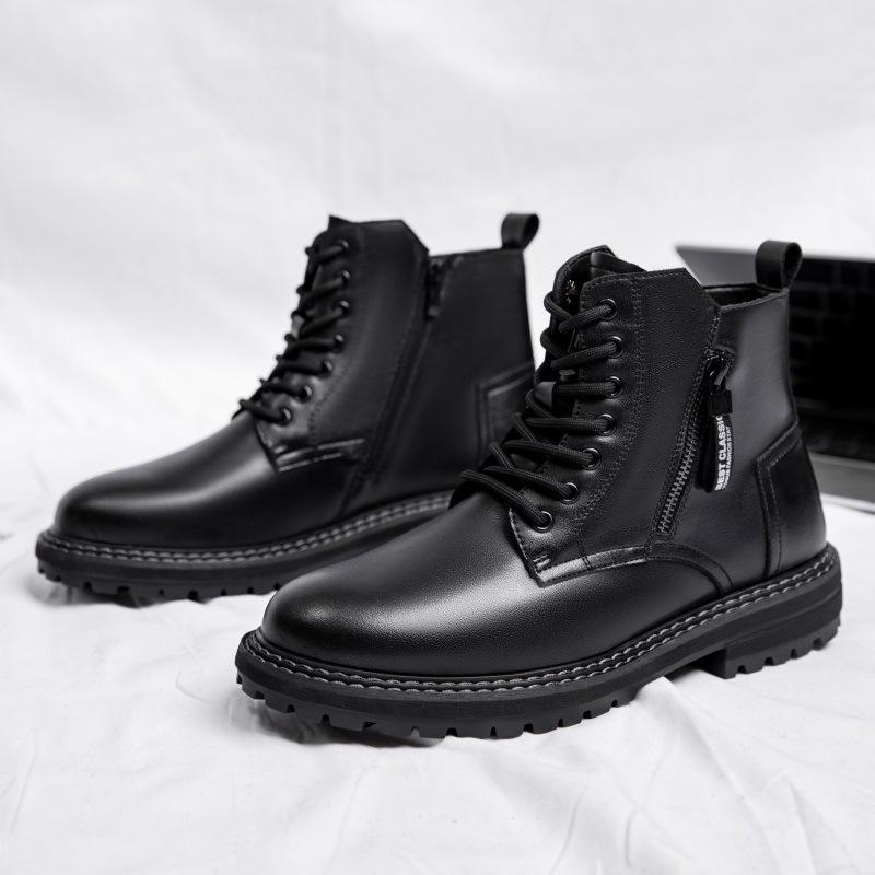 Martin boots men s 2024 winter new trend versatile velvet tooling casual high-top leather boots warm cotton boots 38 чорний
Martin boots men s 2024 winter new trend versatile velvet tooling casual high-top leather boots warm cotton boots 38 чорний