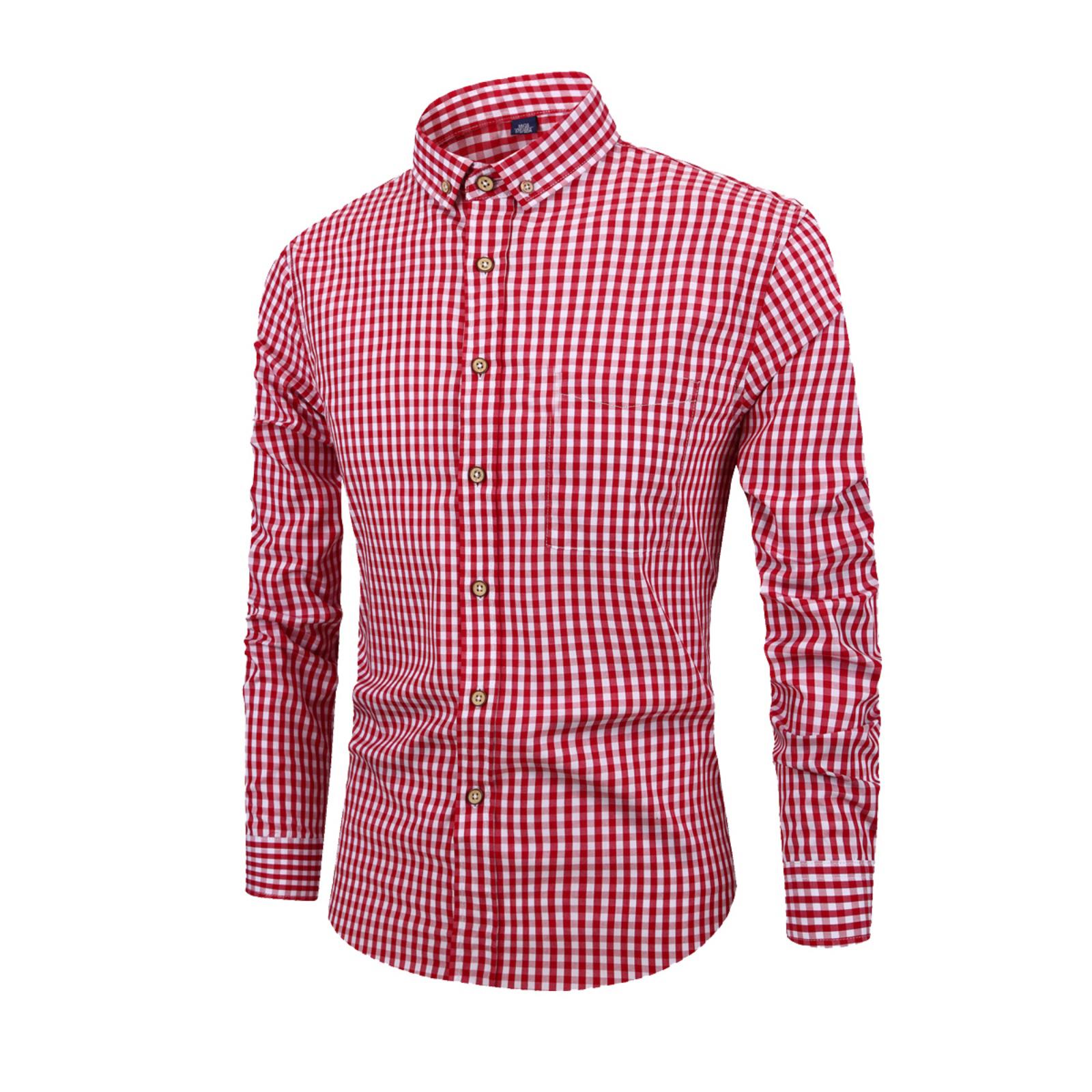 Men s Large-sized Checked Long-sleeved Shirt, Digital Printed Lapel Light Button Shirt For Men S красный
Men s Large-sized Checked Long-sleeved Shirt, Digital Printed Lapel Light Button Shirt For Men S красный