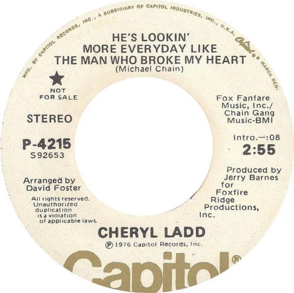 Пластинка 7 дюймов CHERYL LADD Hes Lookin More Everyday Like The P4215 CAPITOL 1976 Поп США Б/у
Пластинка 7 дюймов CHERYL LADD Hes Lookin More Everyday Like The P4215 CAPITOL 1976 Поп США Б/у